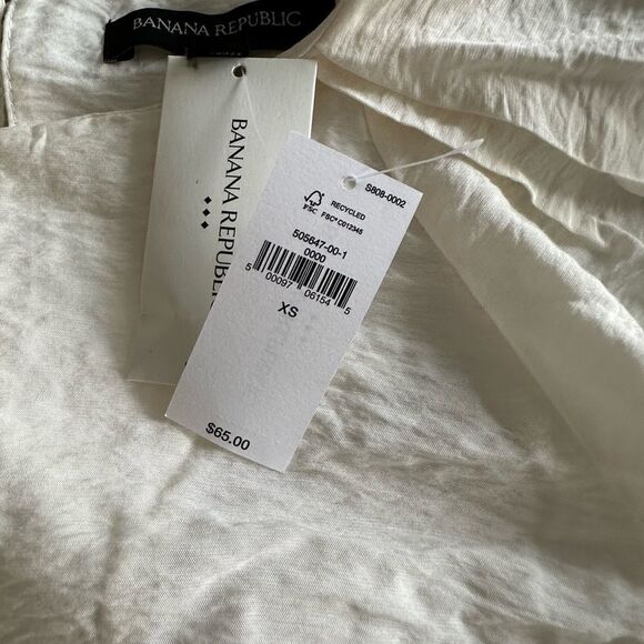 Banana Republic Keyhole Cropped Top Snow Day‎ XS NWT - Picture 3 of 4